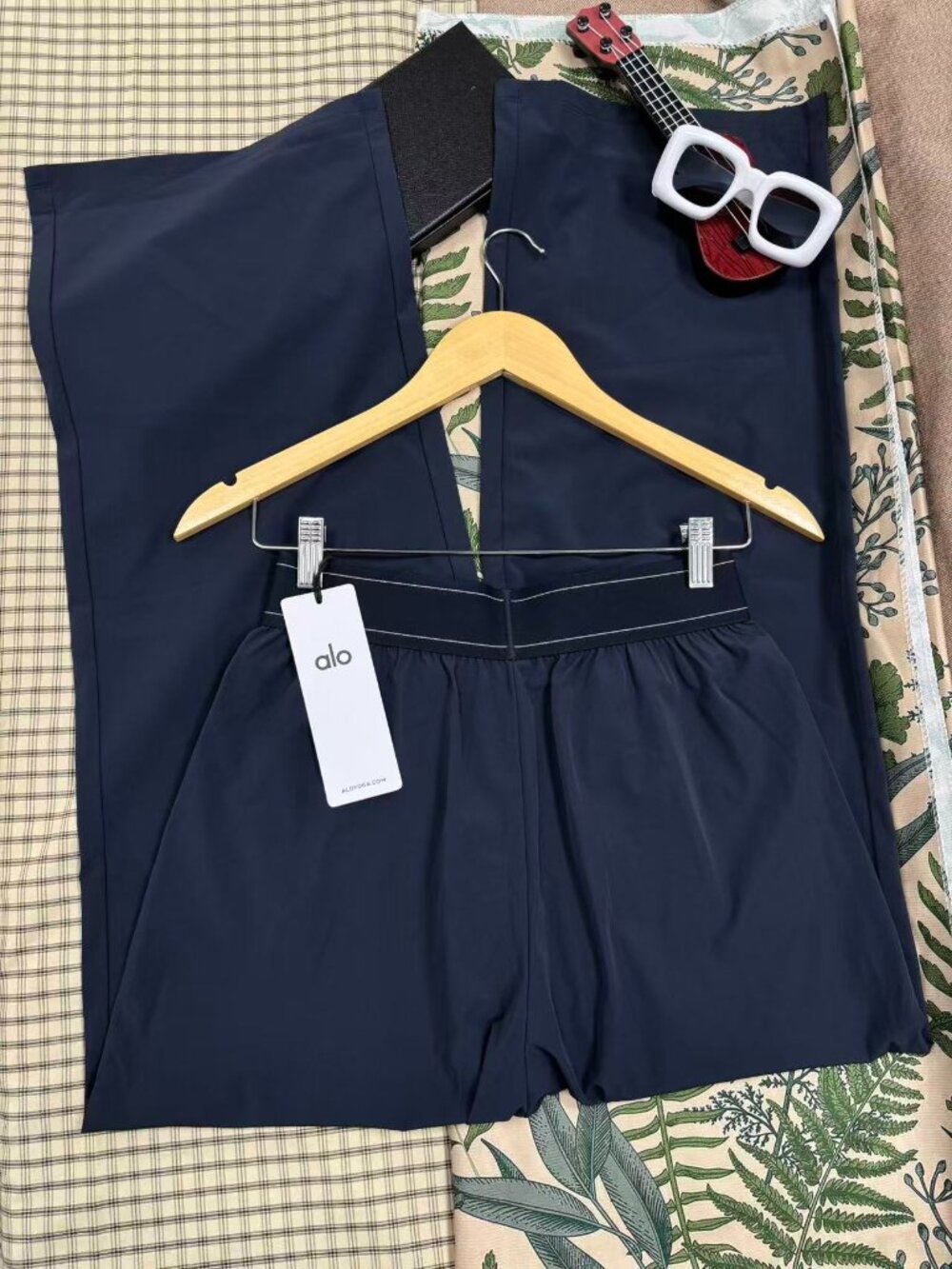🕶Alo Yoga Suit Up Trouser Navy Blue Regular 30-inch Inner Seam Length 🖤 - Picture 6 of 9